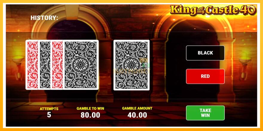 Máquina de jogos King of My Castle 40 - chance de ganhar dinheiro, foto 4