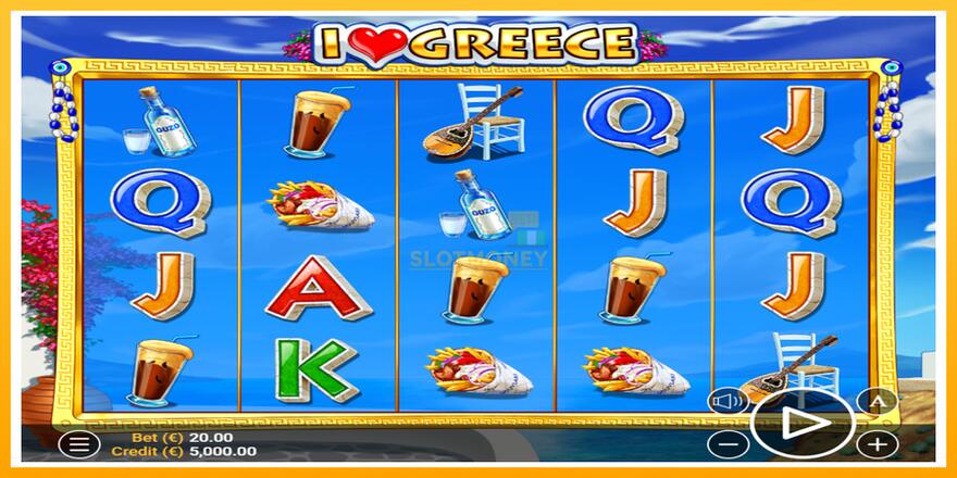 Máquina de jogos I Love Greece - chance de ganhar dinheiro, foto 2