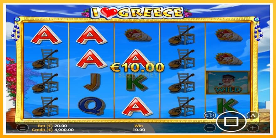 Máquina de jogos I Love Greece - chance de ganhar dinheiro, foto 3