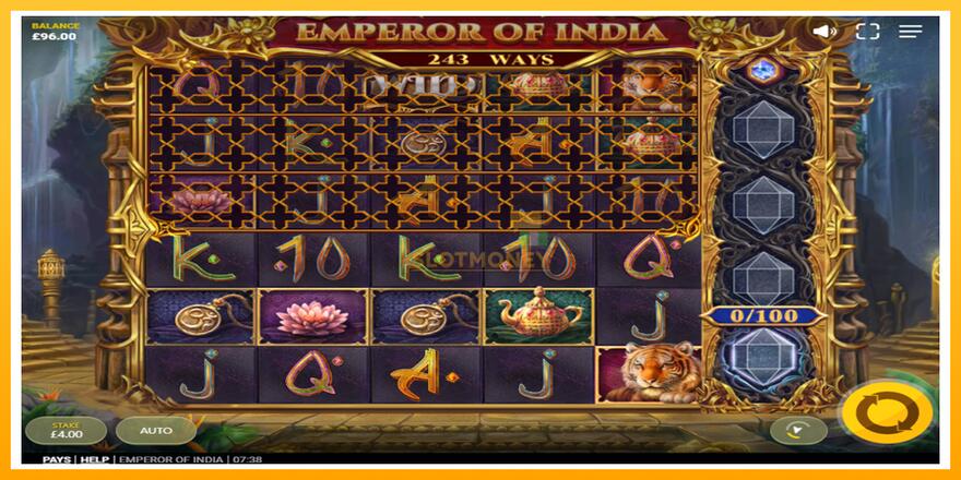 Máquina de jogos Emperor of India - chance de ganhar dinheiro, foto 2