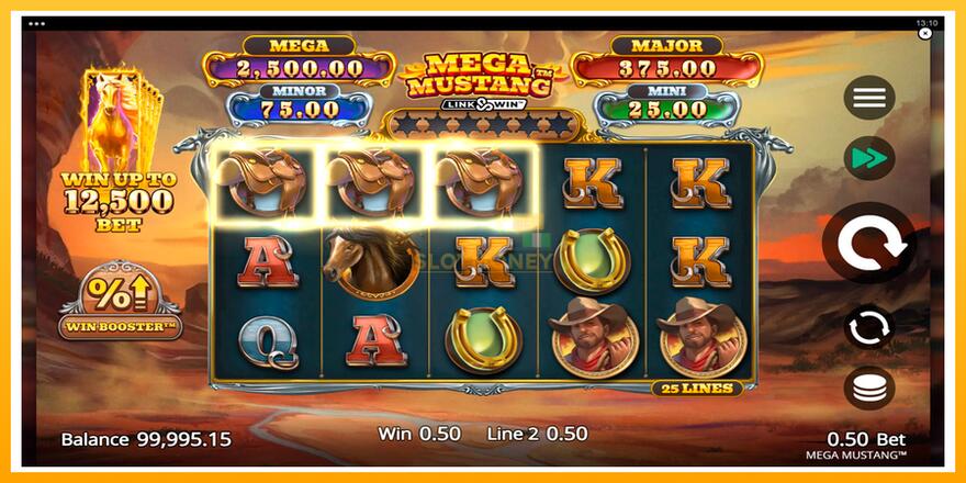 Máquina de jogos Mega Mustang - chance de ganhar dinheiro, foto 3