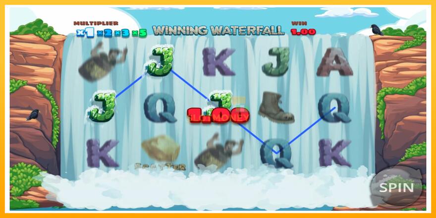 Máquina de jogos Winning Waterfall - chance de ganhar dinheiro, foto 2