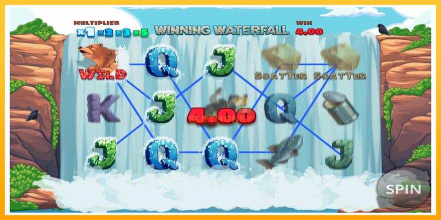 Máquina de jogos Winning Waterfall - chance de ganhar dinheiro, foto 3