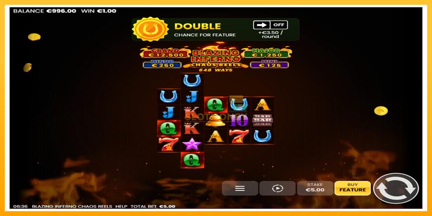 Máquina de jogos Blazing Inferno Chaos Reels - chance de ganhar dinheiro, foto 2