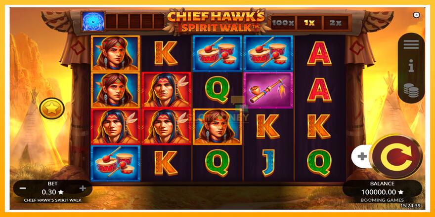 Máquina de jogos Chief Hawk’s Spirit Walk - chance de ganhar dinheiro, foto 2