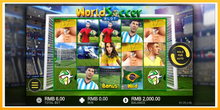 Máquina de jogos World Soccer Slot - chance de ganhar dinheiro, foto 2