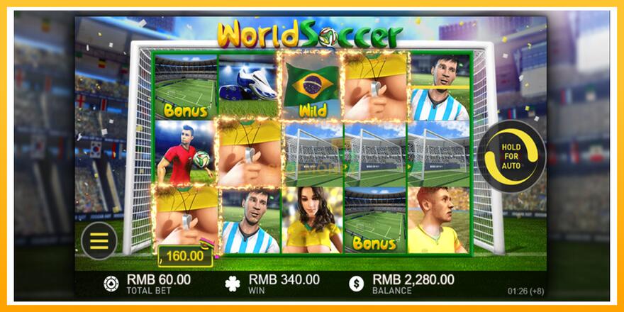 Máquina de jogos World Soccer Slot - chance de ganhar dinheiro, foto 3