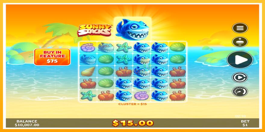 Máquina de jogos Sunny Stacks - chance de ganhar dinheiro, foto 3