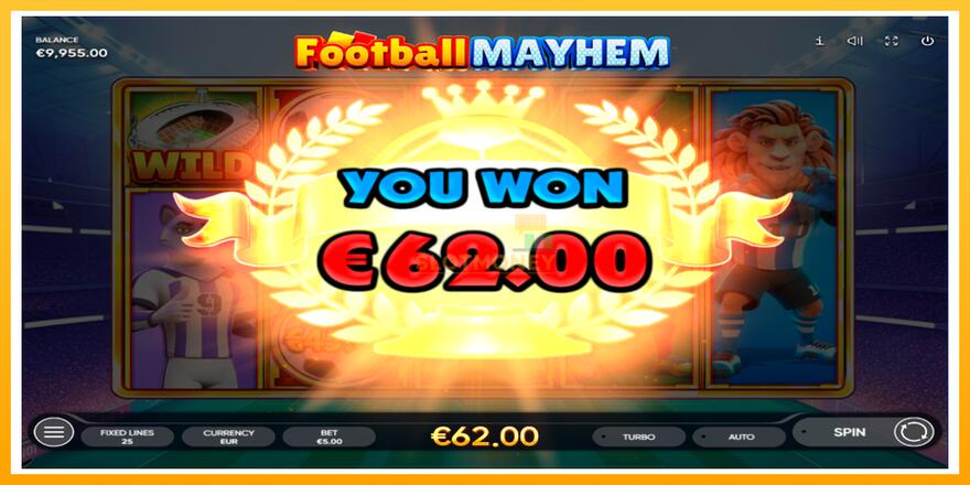 Máquina de jogos Football Mayhem - chance de ganhar dinheiro, foto 4