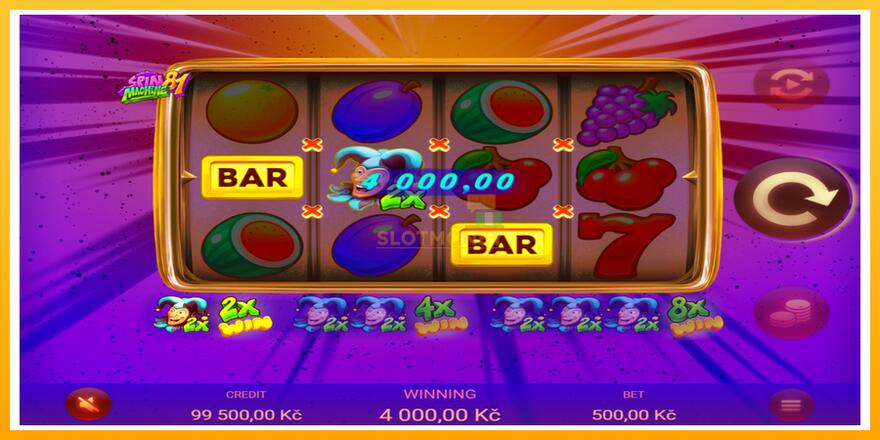 Máquina de jogos Spin Machine 81 - chance de ganhar dinheiro, foto 2