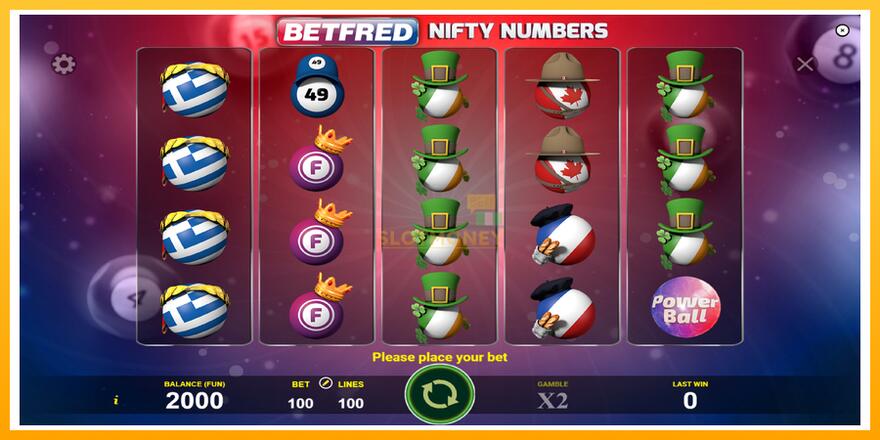 Máquina de jogos Betfred Nifty Numbers - chance de ganhar dinheiro, foto 1