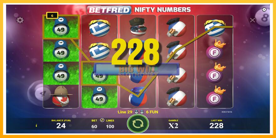 Máquina de jogos Betfred Nifty Numbers - chance de ganhar dinheiro, foto 4