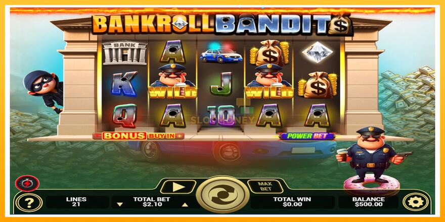 Máquina de jogos Bankroll Bandits - chance de ganhar dinheiro, foto 1