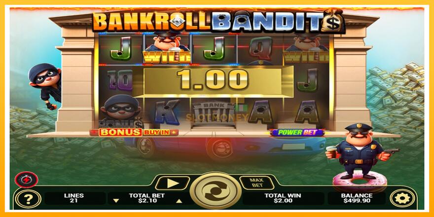 Máquina de jogos Bankroll Bandits - chance de ganhar dinheiro, foto 2