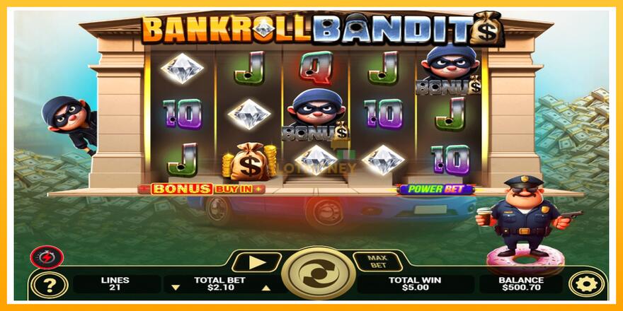 Máquina de jogos Bankroll Bandits - chance de ganhar dinheiro, foto 4