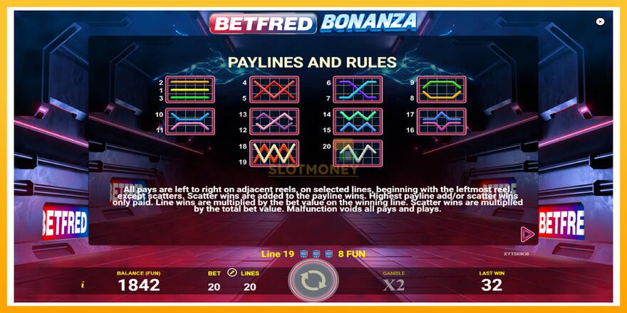 Máquina de jogos Betfred Bonanza - chance de ganhar dinheiro, foto 7