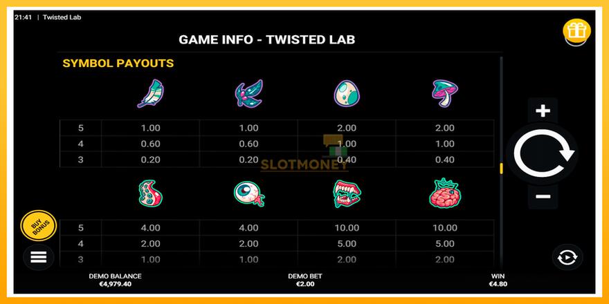 Máquina de jogos Twisted Lab - chance de ganhar dinheiro, foto 6