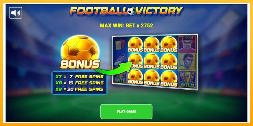 Máquina de jogos Football Victory - chance de ganhar dinheiro, foto 1