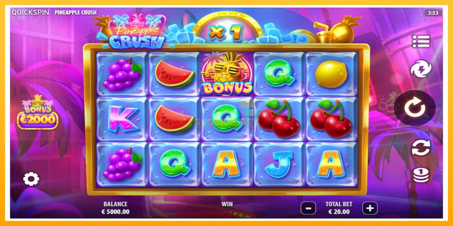 Máquina de jogos Pineapple Crush - chance de ganhar dinheiro, foto 2