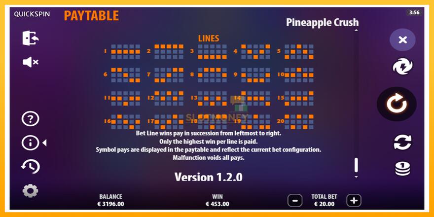 Máquina de jogos Pineapple Crush - chance de ganhar dinheiro, foto 7