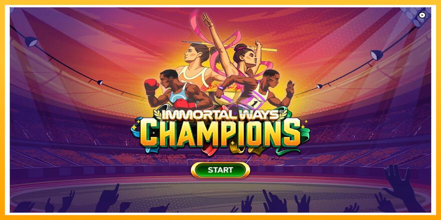 Máquina de jogos Immortal Ways Champions - chance de ganhar dinheiro, foto 1