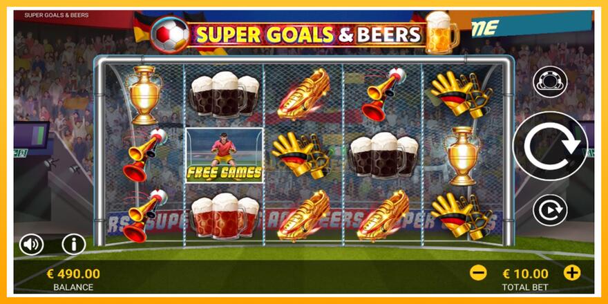 Máquina de jogos Super Goals & Beers - chance de ganhar dinheiro, foto 2