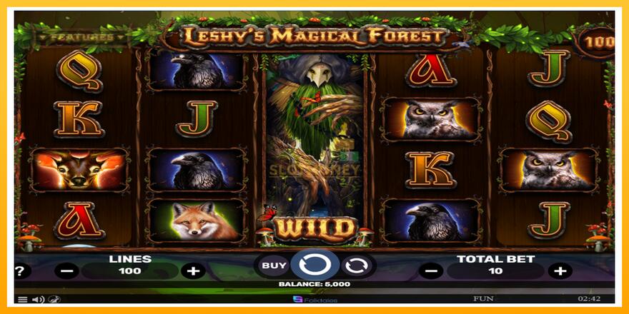 Máquina de jogos Leshys Magical Forest - chance de ganhar dinheiro, foto 2