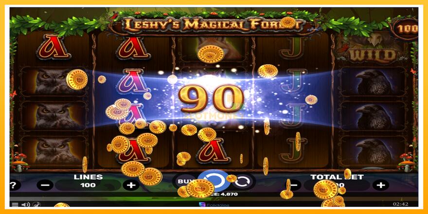 Máquina de jogos Leshys Magical Forest - chance de ganhar dinheiro, foto 3