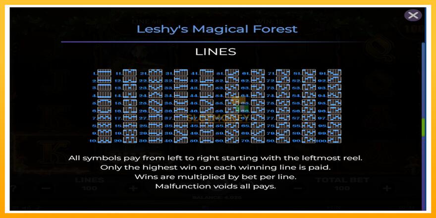 Máquina de jogos Leshys Magical Forest - chance de ganhar dinheiro, foto 7