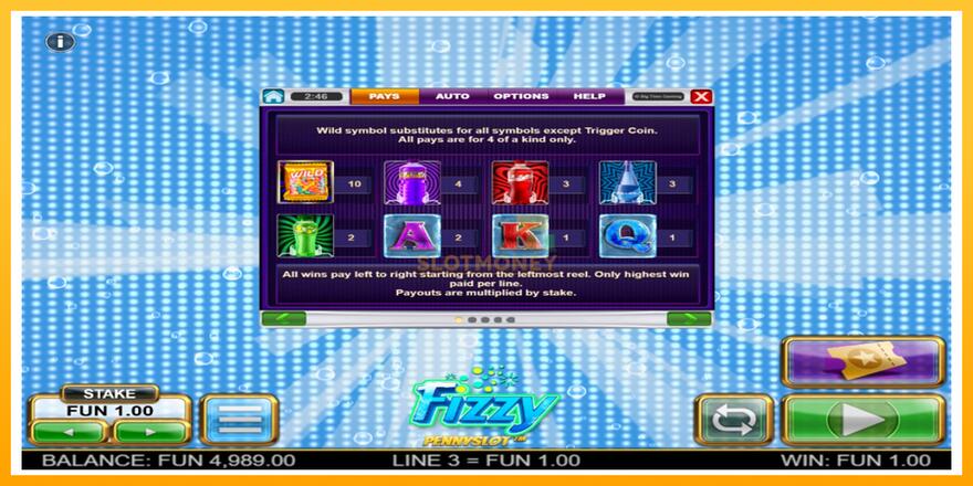 Máquina de jogos Fizzy Pennyslot - chance de ganhar dinheiro, foto 4