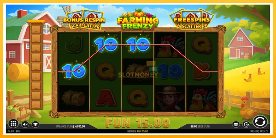 Máquina de jogos Farming Frenzy - chance de ganhar dinheiro, foto 3