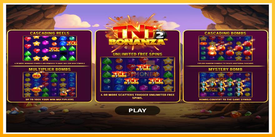 Máquina de jogos TNT Bonanza 2 - chance de ganhar dinheiro, foto 1