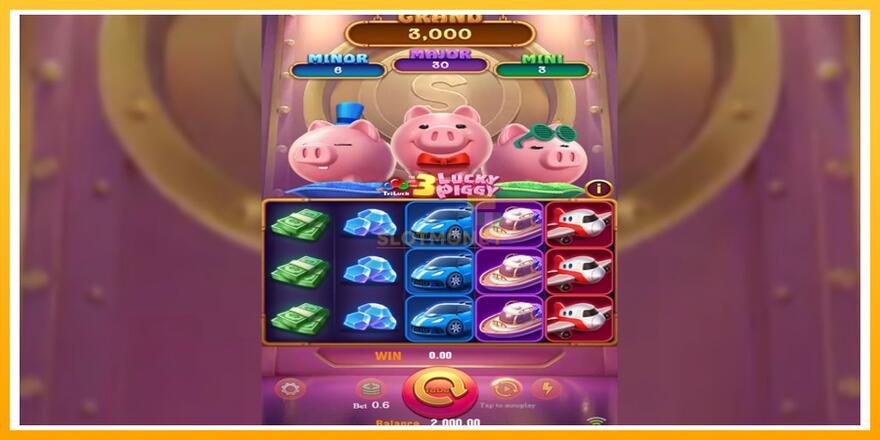 Máquina de jogos 3 Lucky Piggy - chance de ganhar dinheiro, foto 1