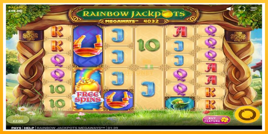 Máquina de jogos Rainbow Jackpots Megaways - chance de ganhar dinheiro, foto 2