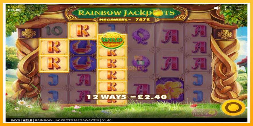 Máquina de jogos Rainbow Jackpots Megaways - chance de ganhar dinheiro, foto 3