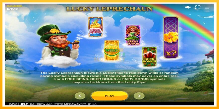 Máquina de jogos Rainbow Jackpots Megaways - chance de ganhar dinheiro, foto 5