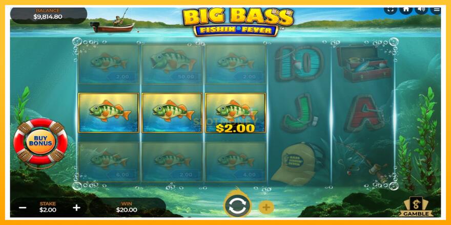 Máquina de jogos Big Bass Fishin Fever - chance de ganhar dinheiro, foto 3