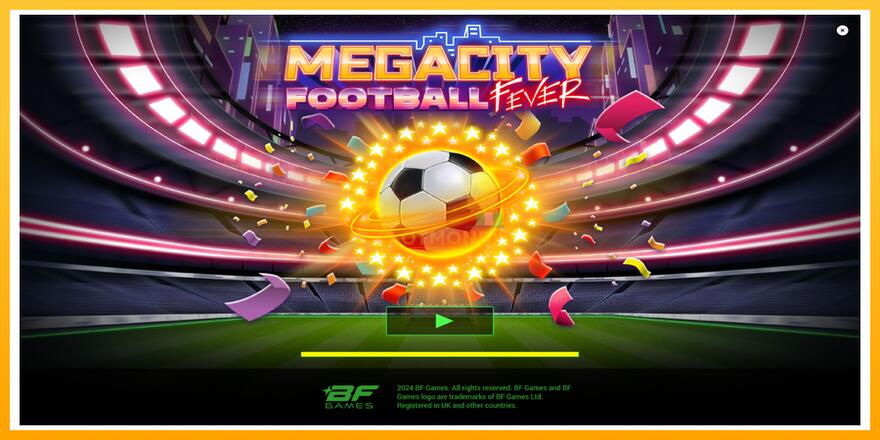 Máquina de jogos Megacity Football Fever - chance de ganhar dinheiro, foto 1