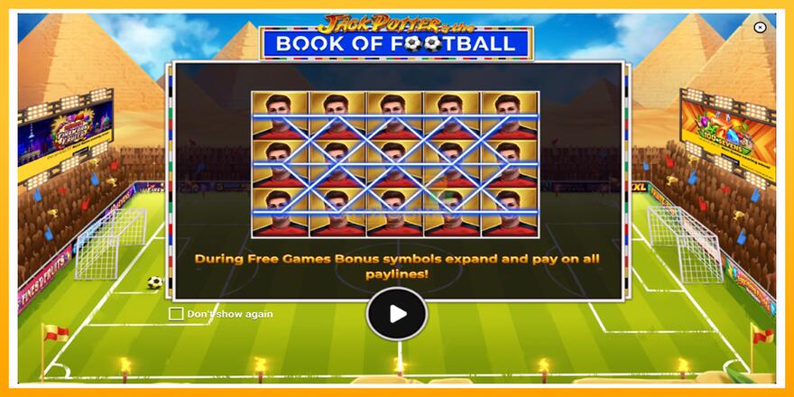 Máquina de jogos Jack Potter & The Book of Football - chance de ganhar dinheiro, foto 1