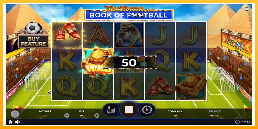 Máquina de jogos Jack Potter & The Book of Football - chance de ganhar dinheiro, foto 3