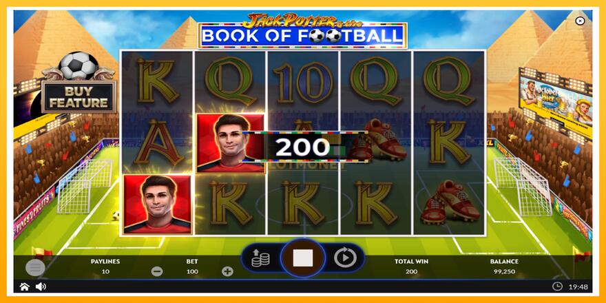 Máquina de jogos Jack Potter & The Book of Football - chance de ganhar dinheiro, foto 4