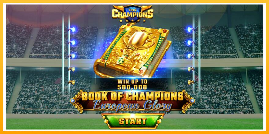 Máquina de jogos Book of Champions - European Glory - chance de ganhar dinheiro, foto 1