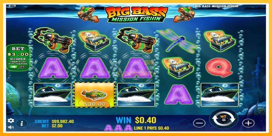 Máquina de jogos Big Bass Mission Fishin - chance de ganhar dinheiro, foto 3