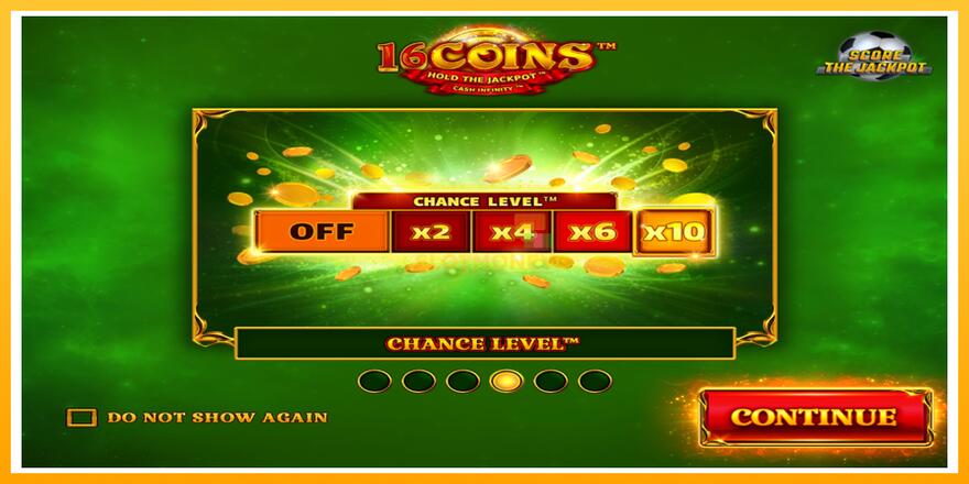 Máquina de jogos 16 Coins Grand Gold Edition Score The Jackpot - chance de ganhar dinheiro, foto 1