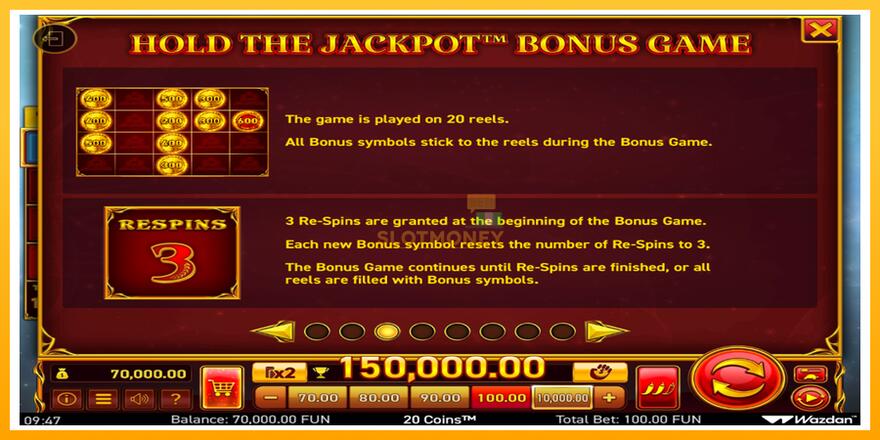 Máquina de jogos 20 Coins Score The Jackpot - chance de ganhar dinheiro, foto 5