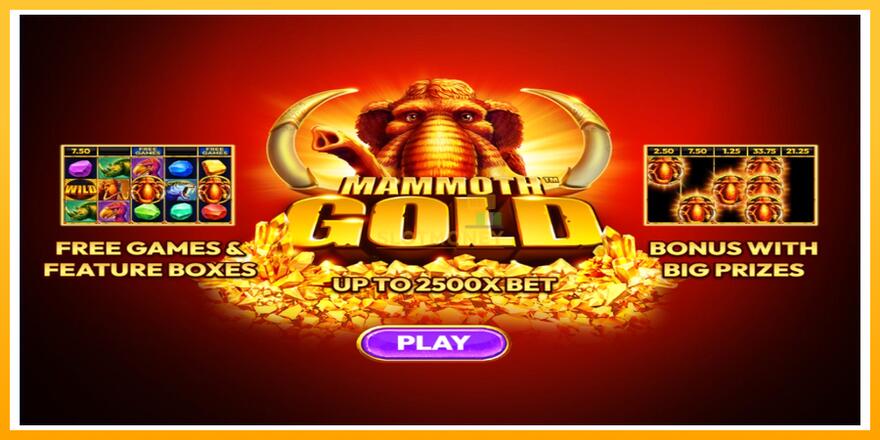 Máquina de jogos Mammoth Gold - chance de ganhar dinheiro, foto 1