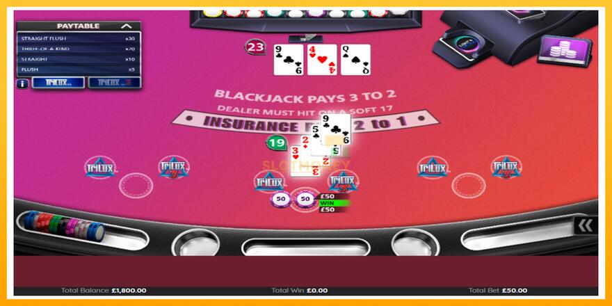 Máquina de jogos Blackjack Trilux - chance de ganhar dinheiro, foto 3