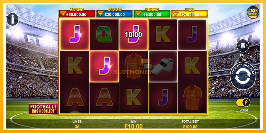 Máquina de jogos Football Cash Collect PowerPlay Jackpot - chance de ganhar dinheiro, foto 4