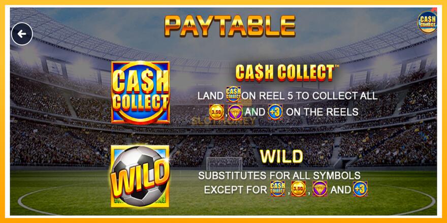 Máquina de jogos Football Cash Collect PowerPlay Jackpot - chance de ganhar dinheiro, foto 5