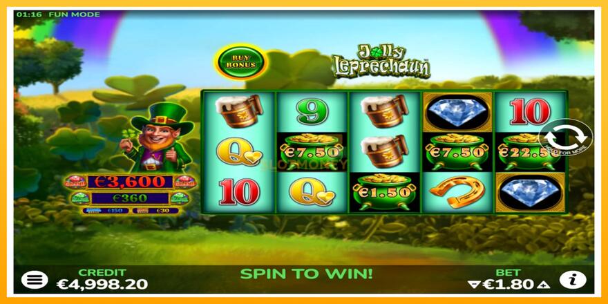 Máquina de jogos Jolly Leprechaun - chance de ganhar dinheiro, foto 2